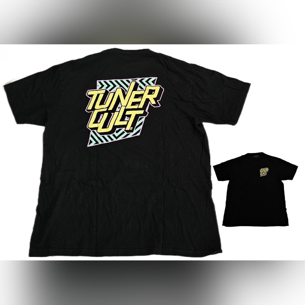 Tuner Cult T-Shirt Graphic Tee Men Large Street Car Racing TC In Speed We Trust